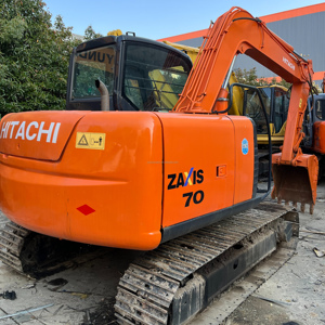 Excavadora usada Hitachi ZX70 original de Japón, de 7 toneladas, pequeña, para construcción, lista para enviar desde China. - Product Image 2