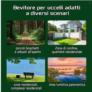 Mangiatoia per Uccelli 2K HD 1.8L con Telecamera AI Intelligente, Alimentatore Solare con Sfera per Colme, Serbatoio d'Acqua per Colibrì, Batteria 5200mAh, Impermeabile IP65 - Product Image 3