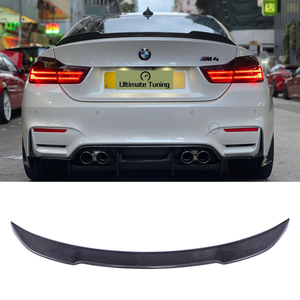 For M4 F82 CS Style Carbon Fiber Rear Spoiler Trunk Wing 2014-2020 - Product Image 1