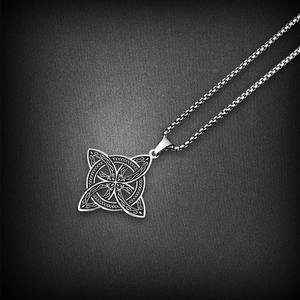 Gioielli fortunati da uomo nuova collana con nodo celtico in stile retrò - Product Image 2