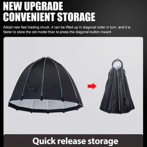 New Arrival cầm tay gấp Bowens gắn kết 90cm nhiếp ảnh sống <span class=keywords><strong>flash</strong></span> ánh sáng bên ngoài Parabol Softbox với lưới - Product Image 3