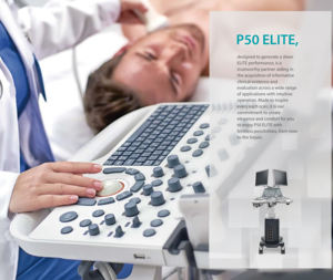 Mesin USG Doppler Warna Kardiovaskular Sonoscape P50 Elite 3D 4D untuk Kebidanan/Kandungan - Product Image 3