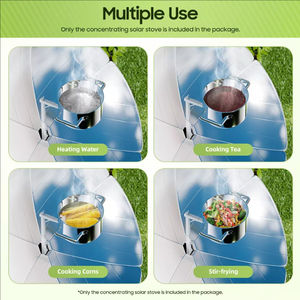 Cuisinière <span class=keywords><strong>solaire</strong></span> <span class=keywords><strong>parabolique</strong></span>, portable pour le camping en plein air - Product Image 6