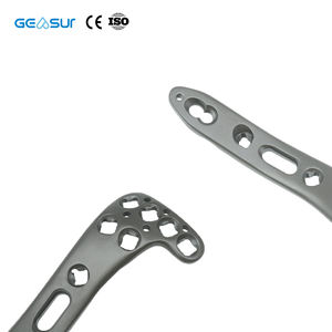 Pelat Pengunci Lateral Tibia Proksimal Anatomi dari Paduan <span class=keywords><strong>Titanium</strong></span> Geasure untuk Fiksasi Fraktur Ortopedi di Rumah Sakit - Product Image 1