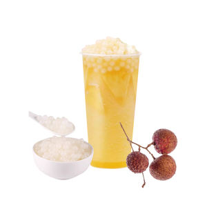 Bolas de Boba de Lichi al por Mayor para Té de Burbujas, Bolas de Gelatina de Boba Halal Listas para Comer - Product Image 5