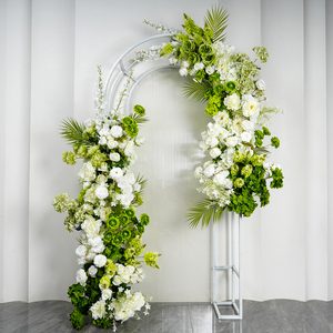 Nouvelle forêt Rose coureur fleur Simulation fleur mariage fond décoration pièce centrale fleur boule pour mariage - Product Image 3