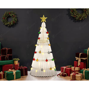 Eco-friendly Advertising Christmas Decoration Honeycomb Paper <strong>Baubles</strong> Crafts Christmas Advertising - Product Image 5