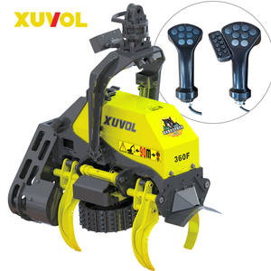 Tête d'Abattage Forestière XUVOL XVF-360 <span class=keywords><strong>pour</strong></span> <span class=keywords><strong>Mini</strong></span>-<span class=keywords><strong>Pelle</strong></span> avec <span class=keywords><strong>Grappin</strong></span>-Scie <span class=keywords><strong>pour</strong></span> l'Exploitation Forestière et le Débitage de Bois - Product Image 1