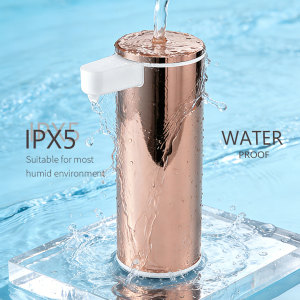 Distributeur automatique de savon liquide intelligent de style moderne pour cuisine et hô<span class=keywords><strong>tel</strong></span>, en acier inoxydable 304, couleur or rose, avec capteur infrarouge, fabriqué directement par le fabricant - Product Image 4