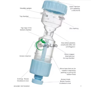 Plaatjesrijk plasma (<span class=keywords><strong>PRP</strong></span>) medische revalidatieproducten kits voor plaatjesextractie en <span class=keywords><strong>PRP</strong></span> centrifugebuizen - Product Image 3
