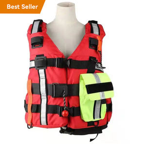 تصميم جديد ، سترة سفر رياضية مائية ، سترة ياماها ، CE ISO ، معتمدة من البوليستر 210 د ، أزرق + برتقالي - Product Image 2