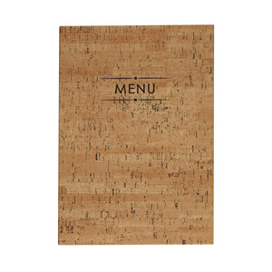 Porta Menu con Copertura in Sughero Rettangolare Resistente per Uso su Tavoli di Ristoranti - Product Image 1