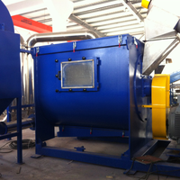 Machine de déshydratation industrielle en plastique, sécheuse centrifuge pour les flocons de bouteilles PET, le recyclage des films PP et PE