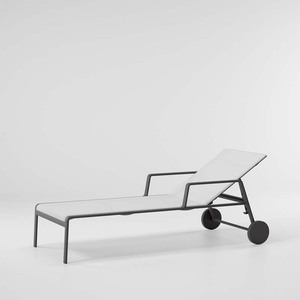 <span class=keywords><strong>Lit</strong></span> <span class=keywords><strong>d</strong></span>'extérieur inclinable avec roues plage soleil chaise longue en aluminium chaise longue imperméable - Product Image 2