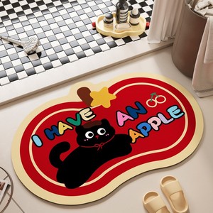 Low Moq Non-slip Bathing Mat Custom Bathroom Luxury Leaf Bath <strong>Rug</strong> Set Designer Small Carpet Toilet Bathtub Mat - Product Image 2