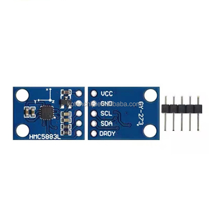 GY-273เข็มทิศอิเล็กทรอนิกส์ HMC5883L QMC5883L 3V-5V โมดูลสนามแม่เหล็กสามแกนเซ็นเซอร์เข็มทิศเข็มทิศ - Product Image 1