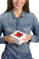 Mini boîtes à gâteaux en silicone avec fenêtre 4x4x2,5, petites boîtes de boulangerie, à donuts individuels, conteneurs de boulangerie à emporter, récipients