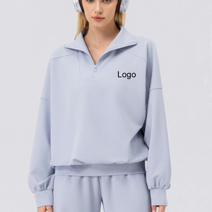Ensemble survêtement et sweat-shirt <span class=keywords><strong>de</strong></span> <span class=keywords><strong>luxe</strong></span> pour femme, taille EU S - 2XL, 45% coton, 40% polyester, 15% élasthanne, personnalisable - Product Image 1