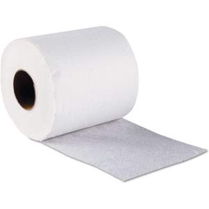 Papier toilette jetable doux GEN 218 1 pli, 1000 feuilles/carton, gaufré à pois, boîte de 96 rouleaux - Product Image 2