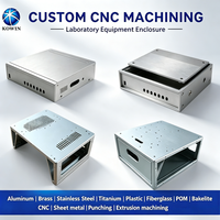 Custom Sheet Metal Fabricated Aluminum Stainless Steel Laboratory Test Equipment Housing Precision Welded Instrument Enclosure