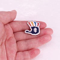 Broches en métal sur le thème de la sensibilisation à l'autisme, fabriquées directement en usine, accessoires de broches, badge personnalisé, émail dur ou doux, épingle à revers pour vêtements