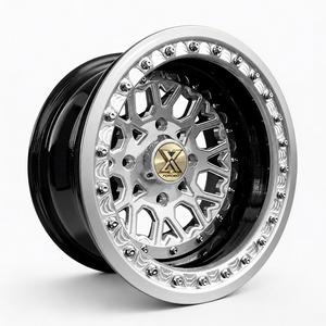 Roues UTV XJ personnalisées en 2 parties avec système Beadlock, légères, en alliage d'aluminium 6061-T6, 4 x 137, 4 x 156, 4 x 110 pour <span class=keywords><strong>YXZ</strong></span> X3 - Product Image 3