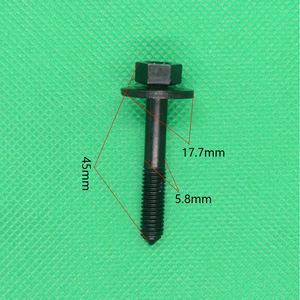 M6x45mm Hex Bolt With Washer For Volkswagen Audi Cars <b>Fastener</b> Part P4082290362 - Product Image 1