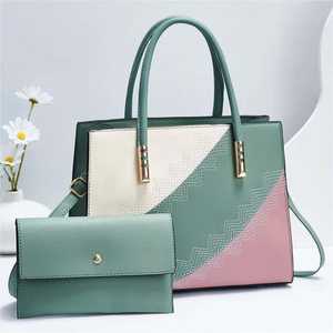 1688 Inkoop Agent 2-delige Set Dames Handtassen Mode Luxe PU Lederen Handtas Portemonnees - Product Image 1