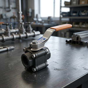 บอลวาล์วเหล็กกล้าไร้สนิมแบบฟอร์จ 3 ชิ้น 800LB F304 F316 เกลียว NPT แบบเชื่อมซ็อกเก็ต บอลวาล์วอุตสาหกรรม API 608 - Product Image 3