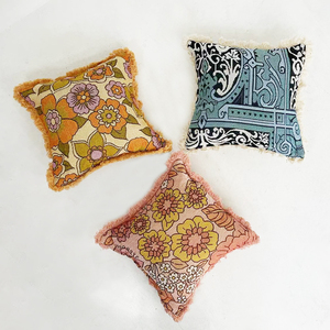 Vỏ Gối Châu Âu Thảm Thêu Dệt Ném Phân Tán Vỏ Gối Tùy Chỉnh Với 100% Bông Tua - Product Image 5