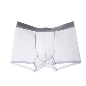 Boxer da Uomo Sexy in Tessuto Dobby Leggero e Trasparente 20D <span class=keywords><strong>Senza</strong></span> Cuciture in Nylon Effetto Seta - Product Image 3