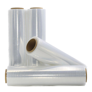Factory Wholesale Soft PE Polyethylene <b>Stretch</b> Film Strong Strength Packing Film Roll for Pallet <b>Wrap</b> - Product Image 1