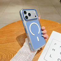 Nouvelles Couleurs Tendance : Coque Magnétique pour iPhone 18 17 Pro Max, Chargement Magnétique Puissant, Antichoc, Housse Arrière Protectrice en Gel Souple
