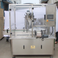 Ligne de production de liaison de remplissage de base de bouteilles de comptage automatique de poudre personnalisée
