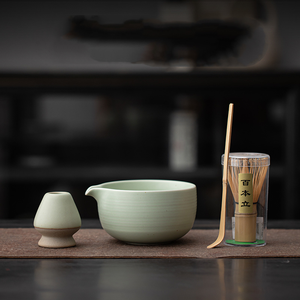 Ensemble de Cérémonie du Thé Matcha Style Ancien Naturel pour Usage Domestique – <span class=keywords><strong>Bol</strong></span> et Fouet en Céramique Kung Fu avec Support – Inspiré de la Dynastie Song - Product Image 2