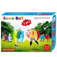 Aunen Ballon de football gonflable en PVC de 90 cm de diamètre, taille humaine, jouet à bulles pour l'extérieur, unisexe, à partir de 14 ans