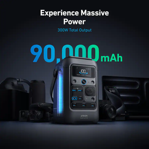 Anker SOLIX C300X DC 300W Power Station 288Wh 90000mAh 60W <b>Panel</b> 140W <b>USB</b>-C for Home Blackout Survival - Product Image 4