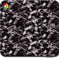 Film Hydro Dipping PVA Tahan Air Desain Tengkorak Lebar 100cm Tsautop untuk Tumbler