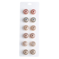 Magnets pour hijab femme, fermoir double face en strass, motif floral, broche de mode, boucle de foulard, modèle quatre saisons 40 Yiwu Small