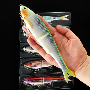 Leurre souple articulé à longue portée de 10,5g/35g/62g pour la pêche au bar, leurre nageur pré-monté pour eau douce et eau salée - Product Image 1
