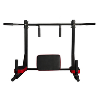 Barre de traction murale portable et station de dips robuste, équipement de musculation multifonctionnel pour la maison