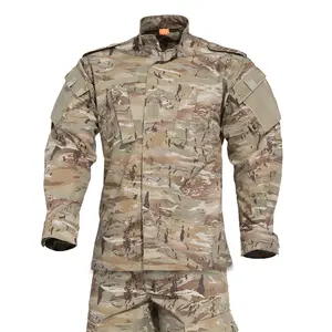 जंगल डेजर्ट युद्ध छलावरण लंबी बांह की Jacketn कार्गो पंत सूट अनुकूलित लड़ाकू सामरिक वर्दी
