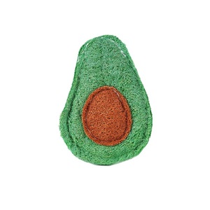 Jouets pour chats en loofah naturel, design cartoon et moderne, nettoyage buccal et friandises anti-stress en forme de fruits - Product Image 1