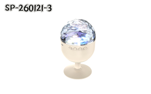 Lampe de projection d'ondes aquatiques RGB avec haut-parleur Bluetooth et microphone sans fil - Haut-parleur karaoké portable avec RGB pour les soirées à domicile - Product Image 4