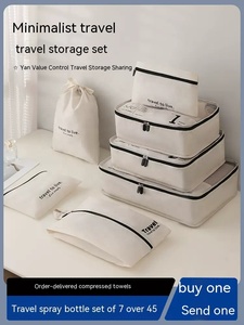 Đóng gói <span class=keywords><strong>Cubes</strong></span> du lịch hành lý Organizer Set đóng gói <span class=keywords><strong>Cubes</strong></span> nén cho du lịch đóng gói <span class=keywords><strong>Cubes</strong></span> 7 cái - Product Image 5