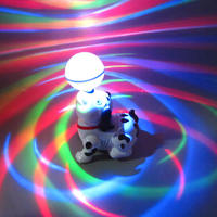 Vente en gros de jouets électriques universels pour chiens dansants rotatifs avec lumière et musique pour enfants