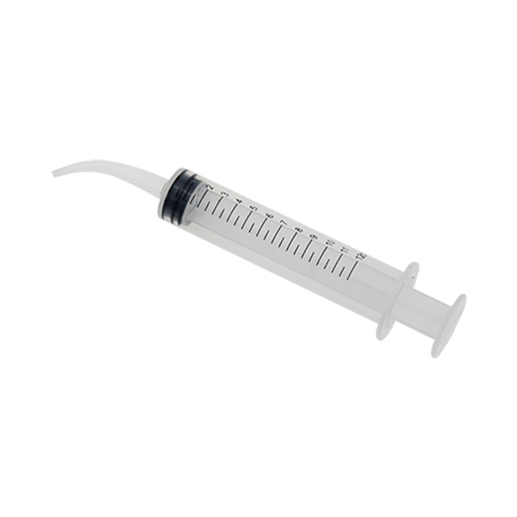 SN003 ZOGEAR Curved tip syringe, 12cc dental syringes,safety syringe