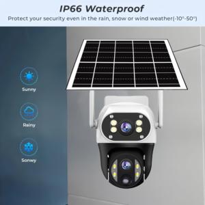 Regis V380 Pro 4G Wifi An Ninh Ngoài Trời CCTV <span class=keywords><strong>Camera</strong></span> 12MP 6K Ống Kính Kép 3 Màn Hình Con Người Phát Hiện <span class=keywords><strong>Sim</strong></span> Thẻ <span class=keywords><strong>IP</strong></span> Năng Lượng Mặt Trời Có Tính Năng CMOS - Product Image 4