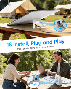 Cable de Repuesto SUNGUY Impermeable para Satélite V3, Cable Starlink Gen3 Estándar Rectangular, Accesorios para TV y Radio - Product Image 2