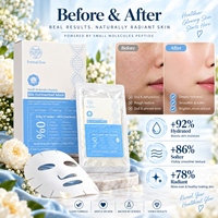 Masque facial bioactif SPA hydratant, régénérant, raffermissant, antioxydant, réparateur des rides, anti-âge, à base de peptides de petites molécules fermentés